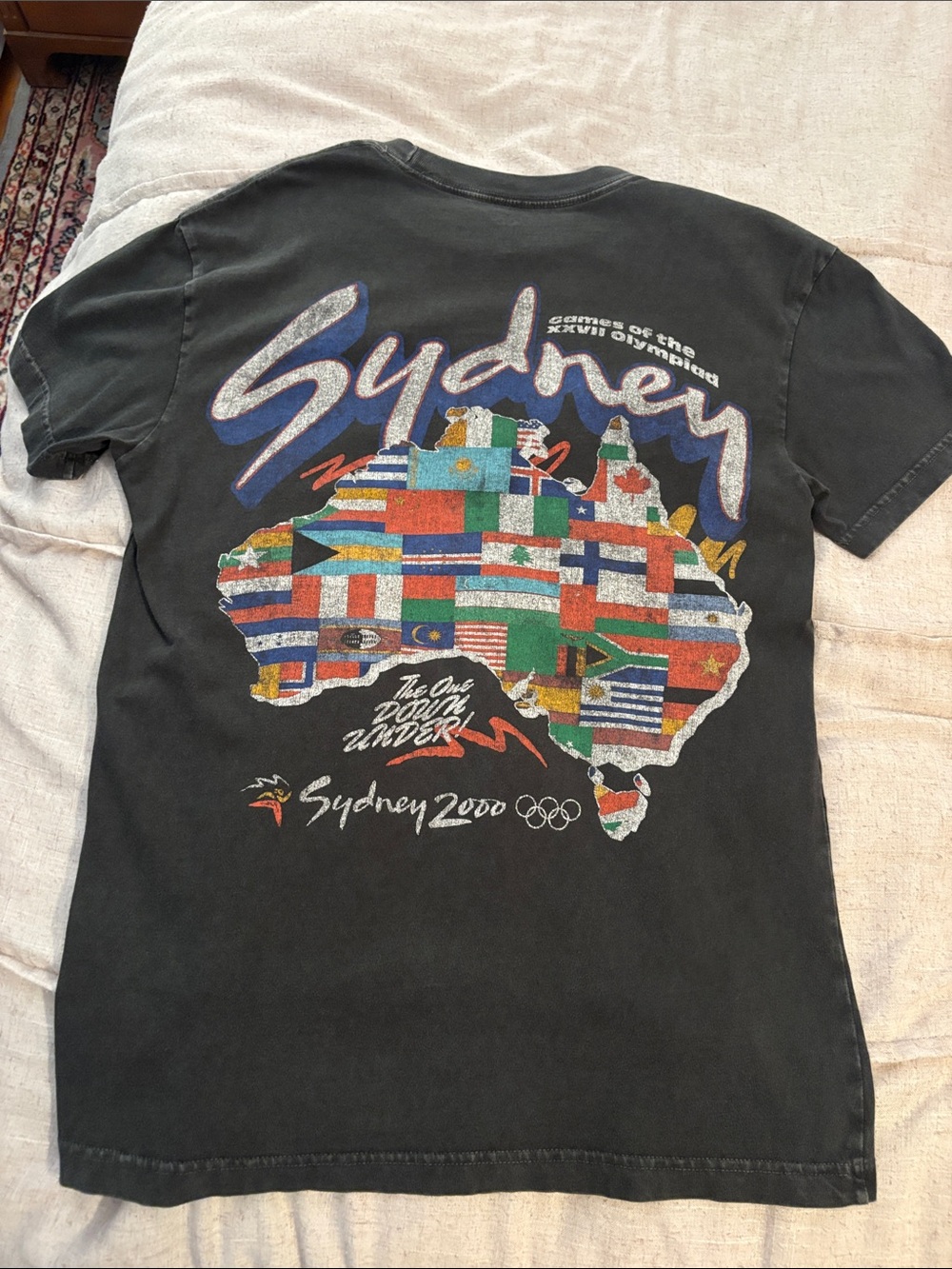 Abercrombie Sydney 2000 Multi-Flag Graphic Tee